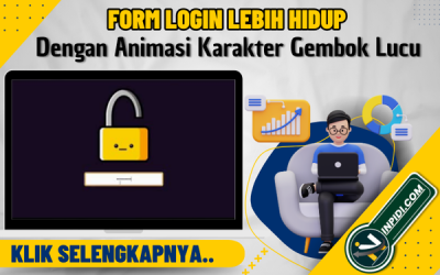 Membuat Form Login Lebih Hidup dengan Animasi Karakter Gembok Lucu